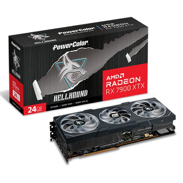 Powercolor Radeon RX 7900 XTX HellHound 24GB GDDR6 PCI-Express Graphics Card
