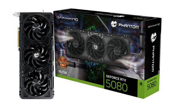Gainward GeForce RTX 5080 Phantom GS 16GB GDDR7 PCI-Express Graphics Card