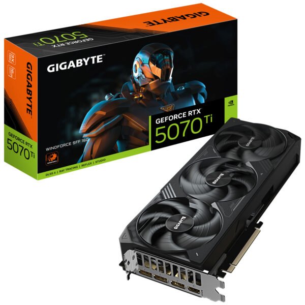 Gigabyte GeForce RTX 5070 Ti Windforce SFF 16GB GDDR7 PCI-Express Graphics Card