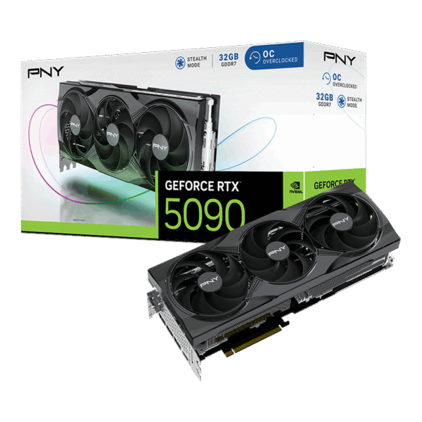 PNY GeForce RTX 5090 OC Triple Fan 32GB GDDR7 PCI-Express Graphics Card