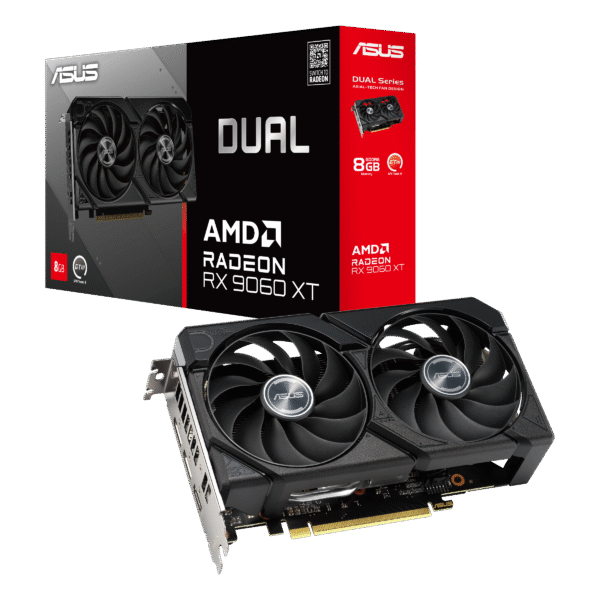 Asus Radeon RX 9060 XT Dual 8GB GDDR6 PCI-Express Graphics Card