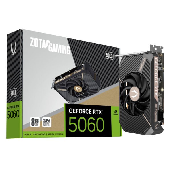 Zotac GeForce RTX 5060 Solo 8GB GDDR7 PCI-Express Graphics Card