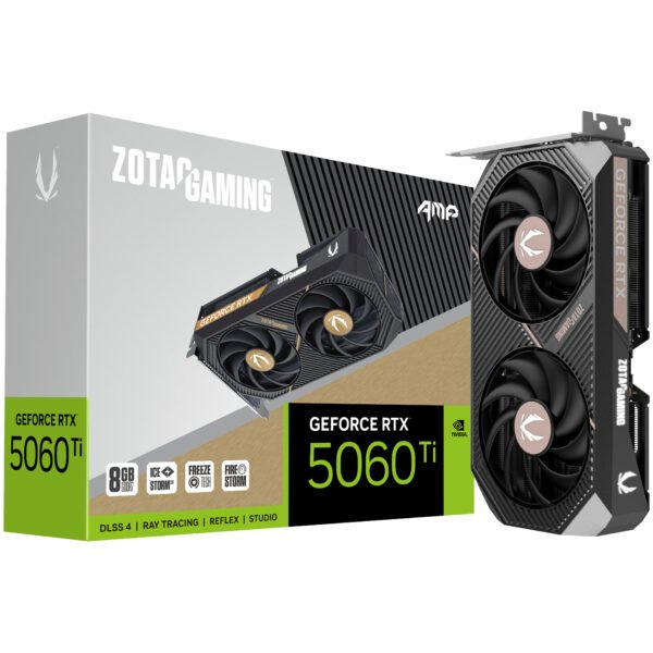 Zotac GeForce RTX 5060 Ti AMP 8GB GDDR7 PCI-Express Graphics Card