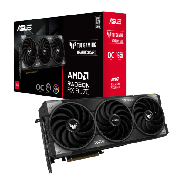 Asus Radeon RX 9070 TUF Gaming OC 16GB GDDR6 PCI-Express Graphics Card
