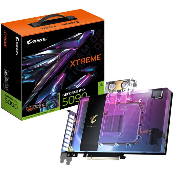 Gigabyte GeForce RTX 5090 Aorus Xtreme Waterforce WB 32GB GDDR7 PCI-Express Grapics Card