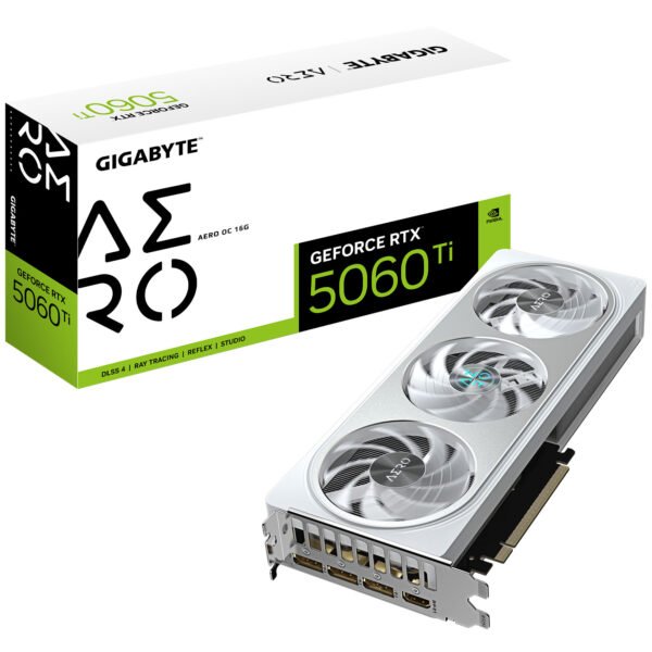 Gigabyte GeForce RTX 5060 Ti Aero OC 16GB GDDR7 PCI-Express Graphics Card