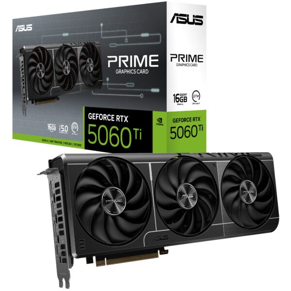 Asus GeForce RTX 5060 Ti Prime 16GB GDDR7 PCI-Express Graphics Card