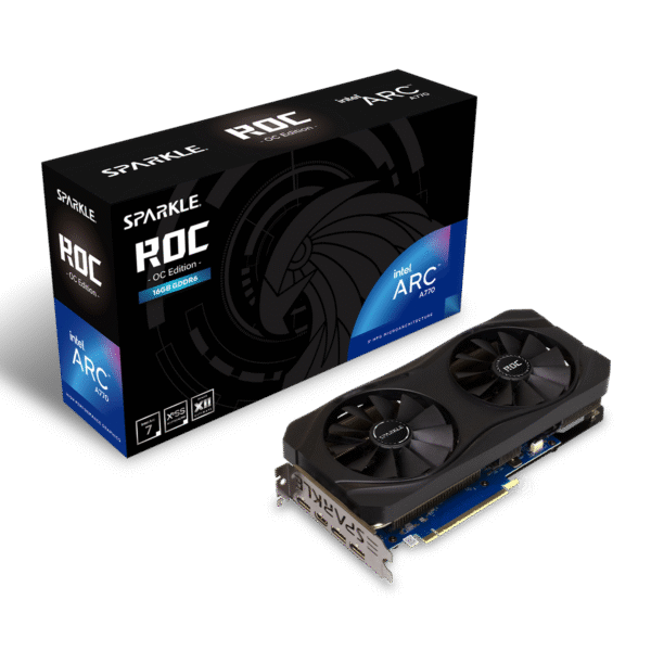 Sparkle Intel ARC A770 ROC OC Edition 16GB GDDR6 Graphics Card