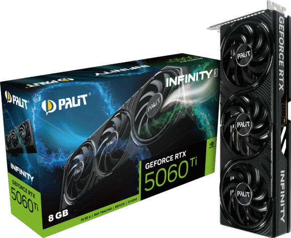 Palit GeForce RTX 5060 Ti Infinity 3 8GB GDDR7 PCI-Express Graphics Card