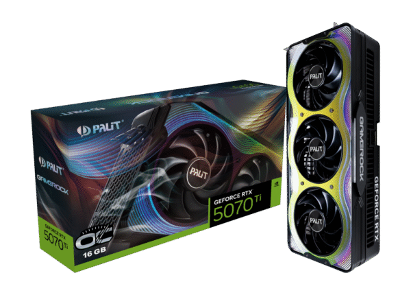 Palit GeForce RTX 5070 Ti GameRock OC 16GB GDDR7 PCI-Express Graphics Card