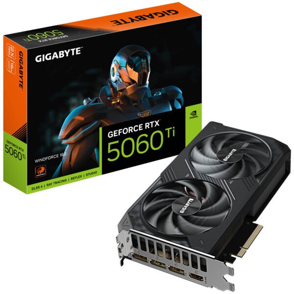Gigabyte GeForce RTX 5060 Ti Windforce 16GB GDDR7 PCI-Express Graphics Card