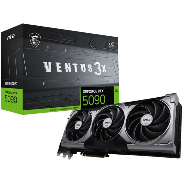MSI GeForce RTX 5090 Ventus 3X OC 32GB GDDR7 PCI-Express Graphics Card