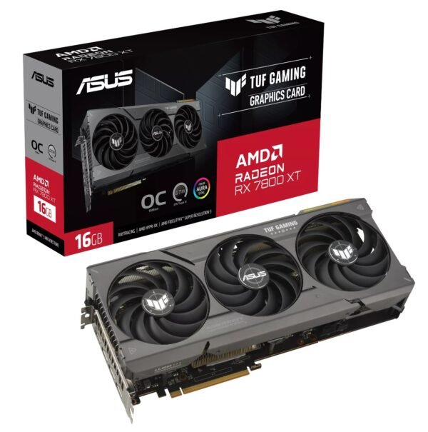 Asus TUF AMD Radeon RX 7800 XT 16GB GDDR6 PCI-Express Graphics Card