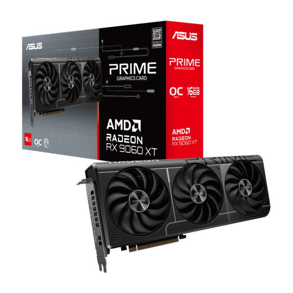 Asus Radeon RX 9060 XT Prime OC 16GB GDDR6 PCI-Express Graphics Card