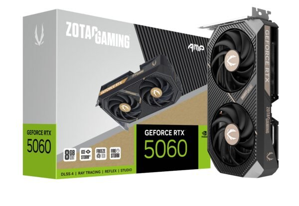 Zotac GeForce RTX 5060 AMP 8GB GDDR7 PCI-Express Graphics Card