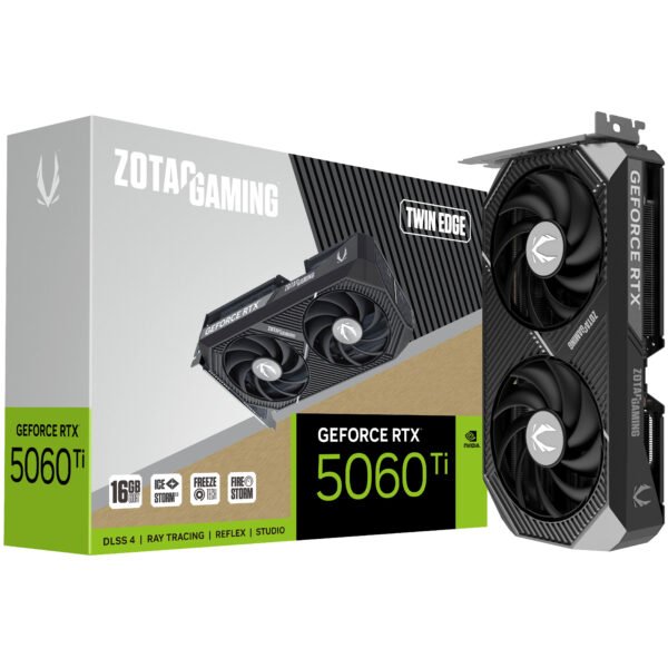 Zotac GeForce RTX 5060 Ti Twin Edge 16GB GDDR7 PCI-Express Graphics Card