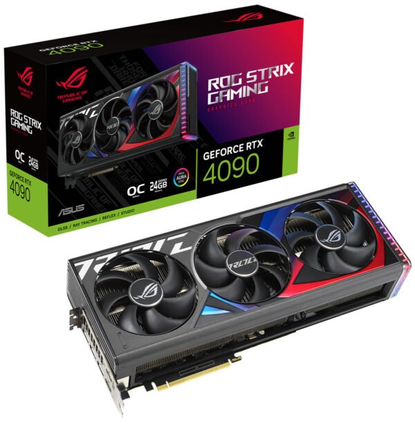 Asus GeForce RTX 4090 ROG Strix OC 24GB GDDR6X PCI-Express Graphics Card