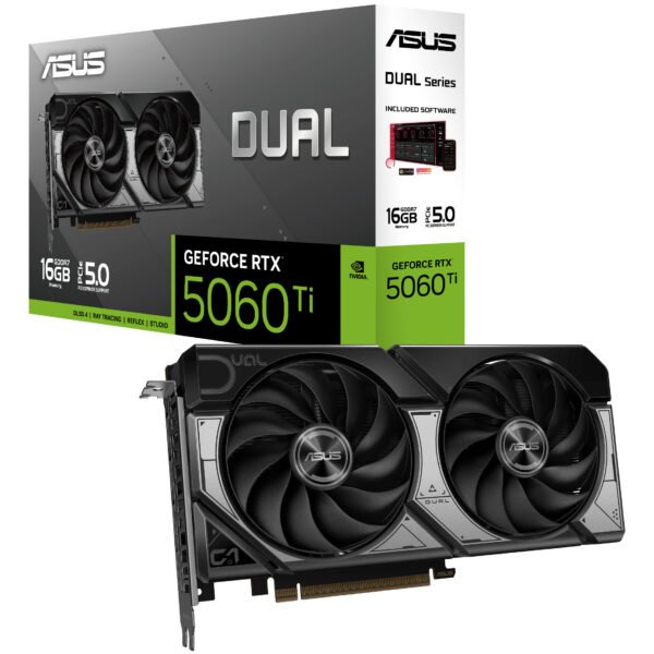 Asus GeForce RTX 5060 Ti Dual 16GB GDDR7 PCI-Express Graphics Card