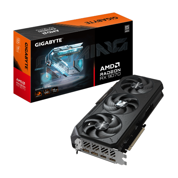 Gigabyte Radeon RX 9070 Gaming OC 16GB GDDR6 PCI-Express Graphics Card