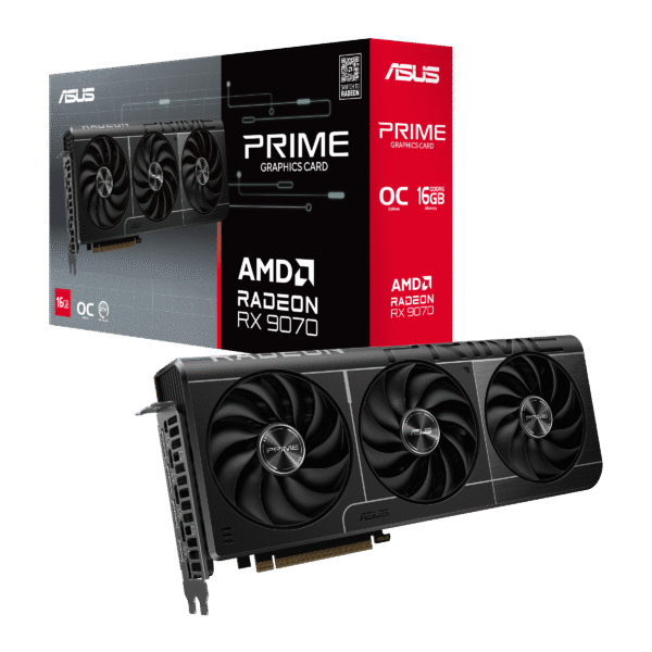 Asus Radeon RX 9070 Prime OC 16GB GDDR6 PCI-Express Graphics Card
