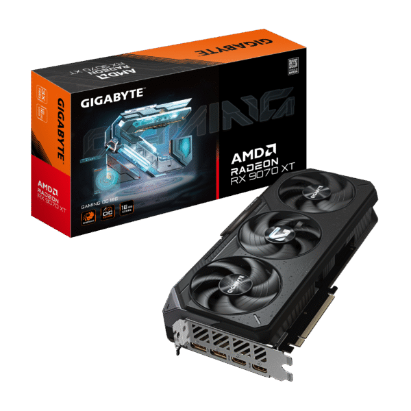 Gigabyte Radeon RX 9070 XT Gaming OC 16GB GDDR6 PCI-Express Graphics Card