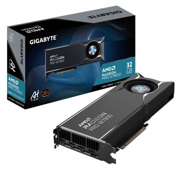 Gigabyte Radeon PRO W7800 AI TOP 32GB Graphics Card