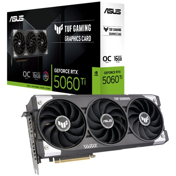 Asus GeForce RTX 5060 Ti TUF Gaming OC 16GB GDDR7 PCI-Express Graphics Card