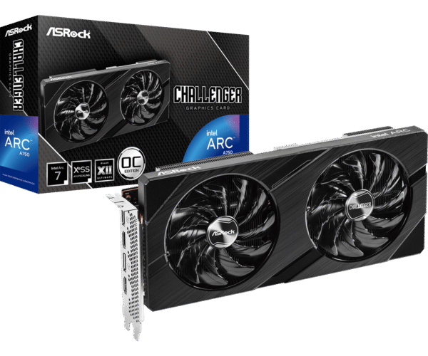 Intel ARC A750 Challenger D OC 8GB GDDR6 PCI-Express Graphics Card