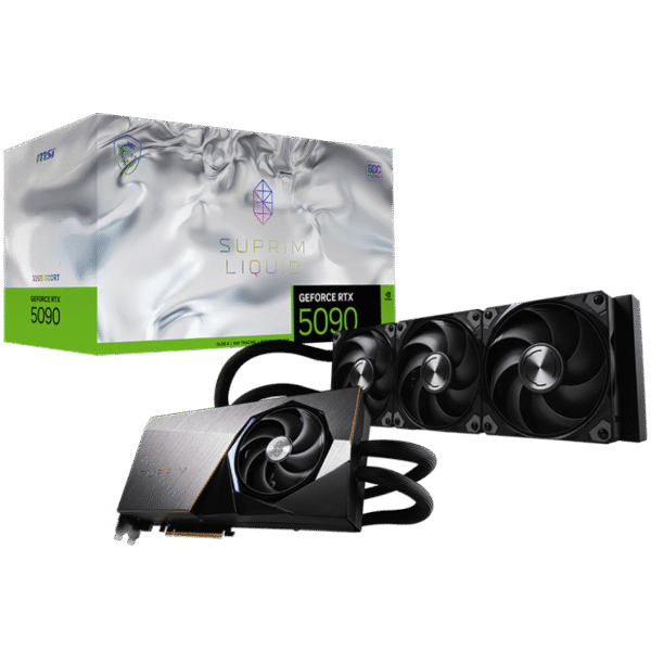 MSI GeForce RTX 5090 Suprim Liquid SOC 32GB GDDR7 PCI-Express Graphics Card