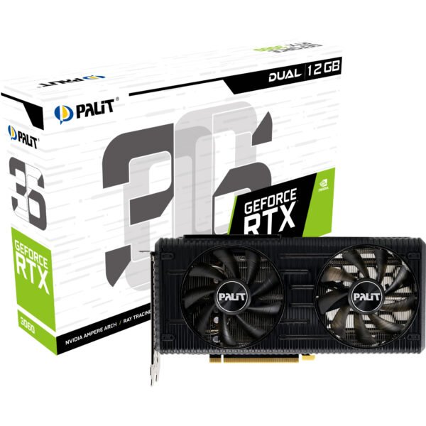 Palit GeForce RTX 3060 Dual LHR 12GB GDDR6 PCI-Express Graphics Card