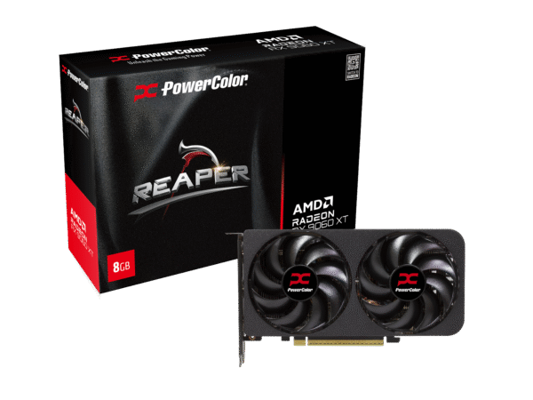 PowerColor Radeon RX 9060 XT Reaper 8GB GDDR6 PCI-Express Graphics Card