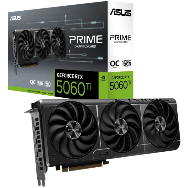 Asus GeForce RTX 5060 Ti Prime OC 16GB GDDR7 PCI-Express Graphics Card