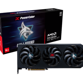 PowerColor Radeon RX 9070 XT Hellhound 16GB GDDR6 PCI-Express Graphics Card