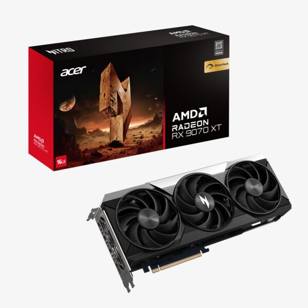 Acer Nitro Radeon RX 9070 XT OC 16GB GDDR6 PCI-Express Graphics Card