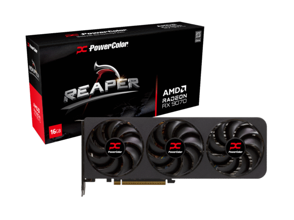 PowerColor Radeon RX 9070 Reaper 16GB GDDR6 PCI-Express Graphics Card