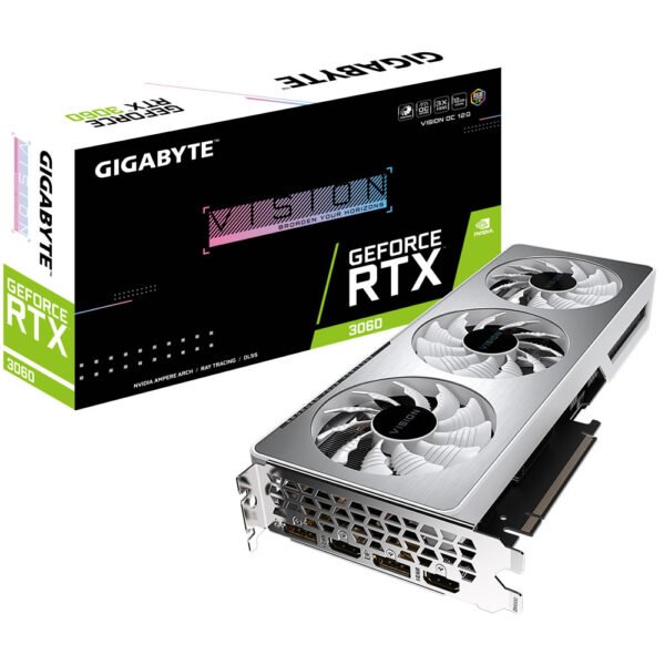 Gigabyte GeForce RTX 3060 Vision OC V2 LHR 12GB GDDR6 PCI-Express Graphics