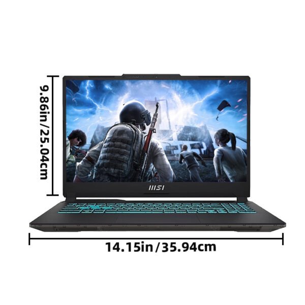 MSI Cyborg Gaming Laptop, 15.6" FHD 144Hz Display, Intel Core i7-13620H (10 Cores), NVIDIA GeForce RTX 4050, 16GB DDR5 RAM, 1TB SSD, Wi-Fi 6, Backlit Keyboard, Windows 11 Pro - Image 10