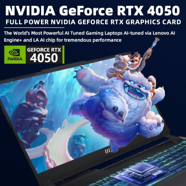MSI Cyborg Gaming Laptop, 15.6" FHD 144Hz Display, Intel Core i7-13620H (10 Cores), NVIDIA GeForce RTX 4050, 16GB DDR5 RAM, 1TB SSD, Wi-Fi 6, Backlit Keyboard, Windows 11 Pro - Image 2