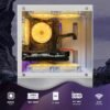 STGAubron Gaming Desktop PC, Radeon RX 580 16G GDDR5, 10th Gen G5905 3.5G, 16G RAM, 1T SSD, WiFi, Wirless 5.0, RGB Fan x 5, RGB Keyboard & Mouse & Mouse Pad, 11th Gen Opearting System