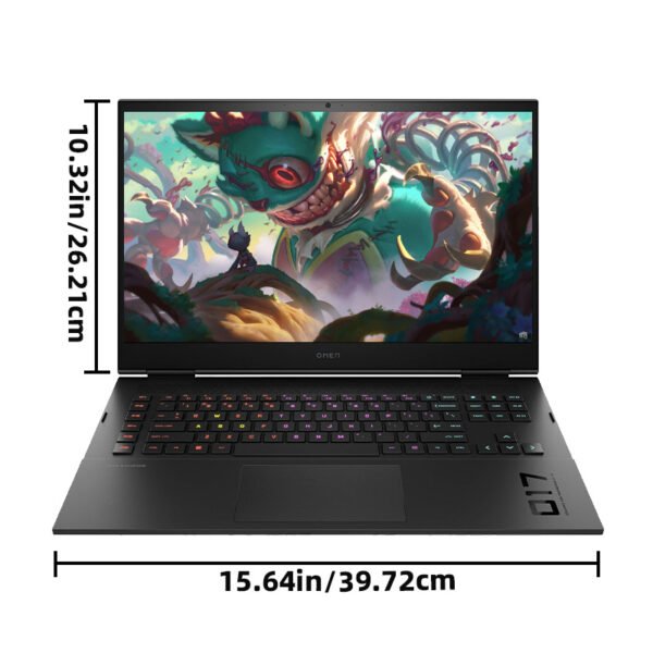 HP Omen Gaming Laptop, 17.3" 2560 x 1440 165Hz, Intel Core i9-13900HX 24-Core, NVIDIA GeForce RTX 4080 12GB, 64GB DDR5, 2TB SSD, Windows 11 Home, RGB Backlit KB, Wi-Fi 6E, Black with Microsoft Office Lifetime License - Image 10