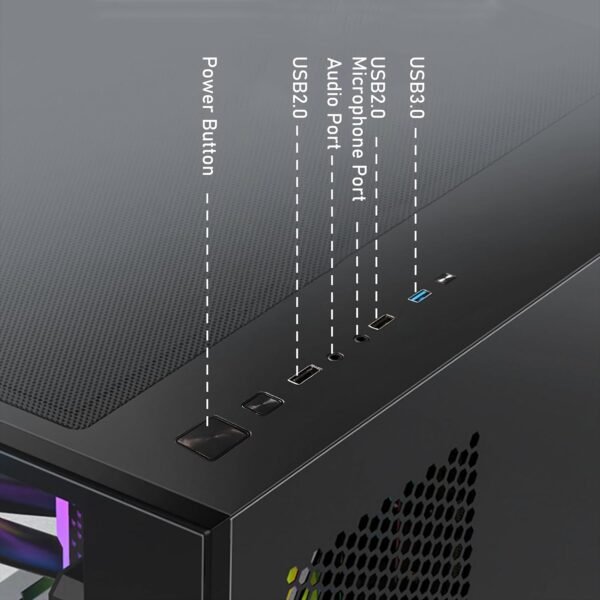 STGAubron Gaming Desktop PC, Core i7 3.4G up to 3.9G, 16G RAM, 512G SSD,Radeon RX 580 16G GDDR5, 600M WiFi, Wireless 5.0, RGB Fan x 3, RGB Keyboard&Mouse, RGB Mouse Pad, W10H64 - Image 6