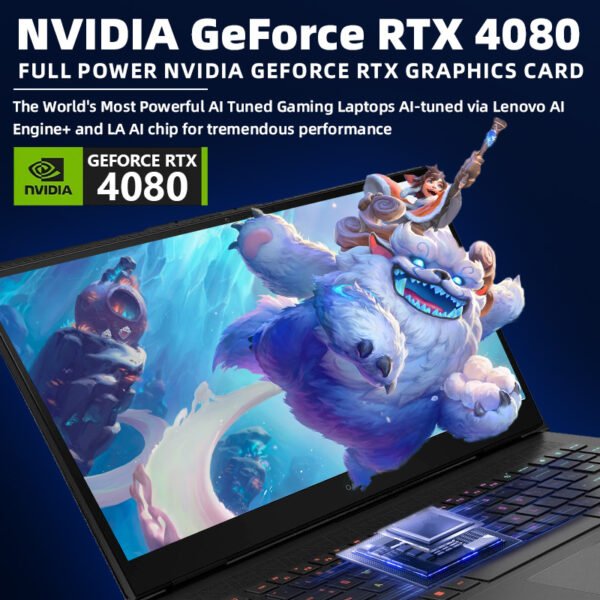 HP Omen Gaming Laptop, 17.3" 2560 x 1440 165Hz, Intel Core i9-13900HX 24-Core, NVIDIA GeForce RTX 4080 12GB, 64GB DDR5, 2TB SSD, Windows 11 Home, RGB Backlit KB, Wi-Fi 6E, Black with Microsoft Office Lifetime License - Image 2