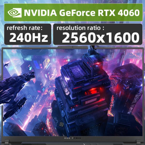 ASUS ROG Strix G16 Gaming Laptop, 16" 240Hz QHD Display, Intel core i9-14900HX, NVIDIA GeForce RTX 4060, 16GB DDR5 RAM, 1TB SSD, Wifi6, Windows 11 Home - Image 3