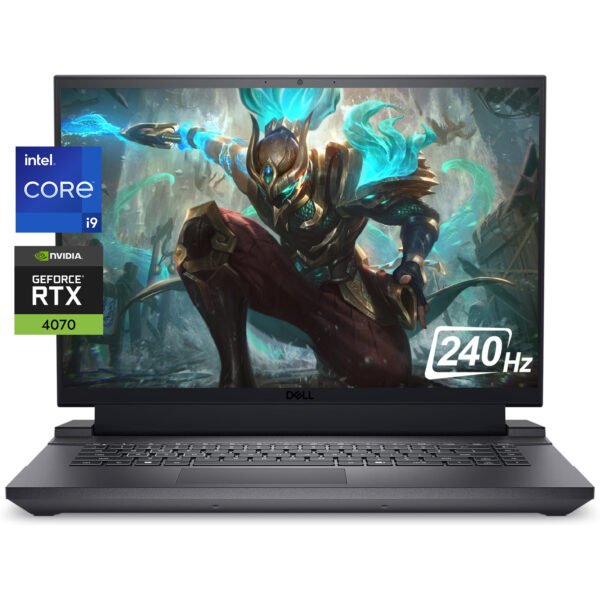 Dell G16 7630 Gaming Laptop, 16-Inch QHD 240Hz 3ms Display, Intel Core i9-13900HX, 64GB DDR5 RAM, 4TB SSD, NVIDIA GeForce RTX 4070, Wi-Fi 6, Windows 11 Home