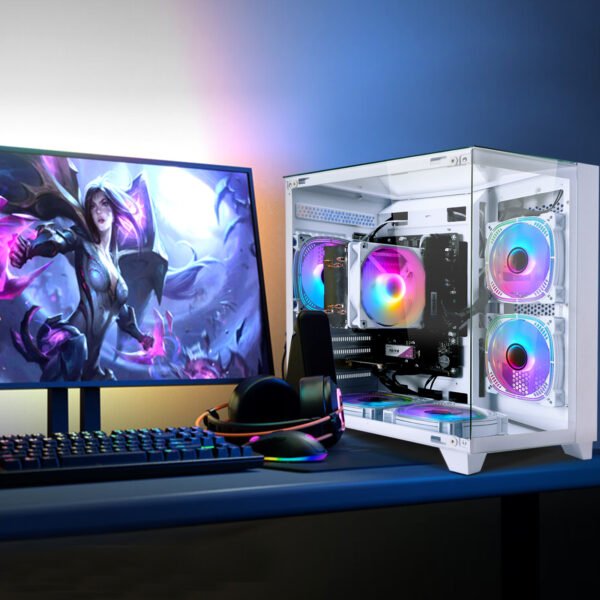 LXZ Desktop Computer PC Computer, R5 5600G, 4.4GHz, 16GB DDR4, 1TB NVMe SSD /R7 5700G, 4.4GHz, 32GB DDR4, 1TB NVMe SSD - Image 8