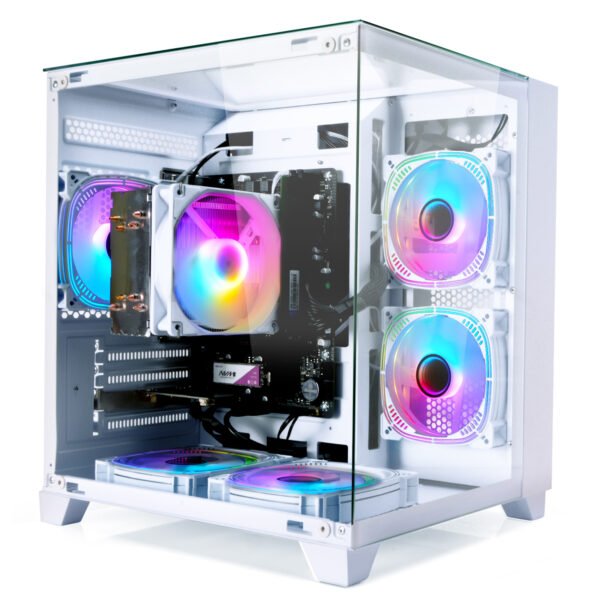 LXZ Desktop Computer PC Computer, R5 5600G, 4.4GHz, 16GB DDR4, 1TB NVMe SSD /R7 5700G, 4.4GHz, 32GB DDR4, 1TB NVMe SSD