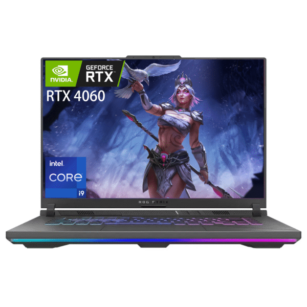 ASUS ROG Strix G16 Gaming Laptop, 16" 240Hz QHD Display, Intel core i9-14900HX, NVIDIA GeForce RTX 4060, 16GB DDR5 RAM, 1TB SSD, Wifi6, Windows 11 Home