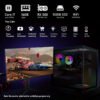 STGAubron Gaming Desktop PC, Core i7 3.4G up to 3.9G, 16G RAM, 512G SSD, Radeon RX 580 16G GDDR5, 600M WiFi, Wireless 5.0, RGB Fan x 2, RGB Keyboard&Mouse, RGB Mouse Pad, RGB Wireless Sound Bar, W10H64