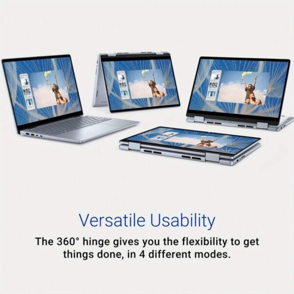 Dell Inspiron 14 2-in-1 Touchscreen Laptop, 14" FHD+ Display, Intel Core 5 120U Processor, 40GB DDR5, 2TB SSD, ‎Intel Graphics, Wi-Fi, Backlit Keyboard, Windows 11 Home, Ice Blue - Image 5