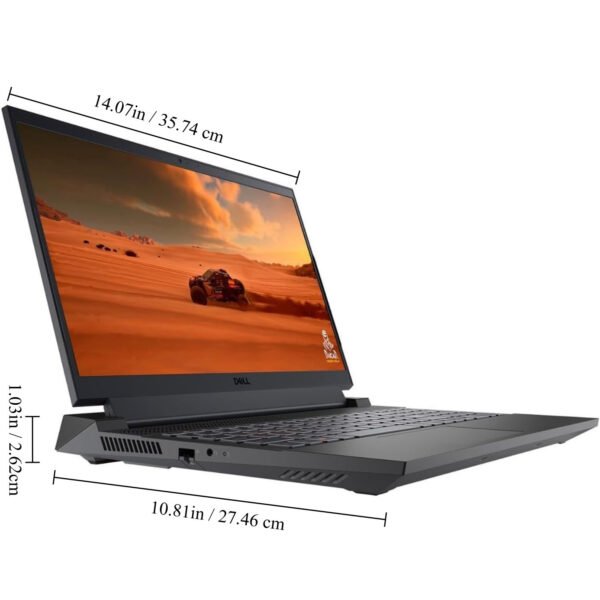 Dell G15 5530 G-Series Gaming Laptop - 15.6" FHD 165Hz 3ms Display, 13th Gen Intel Core i7-13650HX, 32GB DDR5 RAM, 1TB SSD, NVIDIA GeForce RTX 4060, Backlit Keyboard, Windows 11 Home, Dark Shadow Gray - Image 9